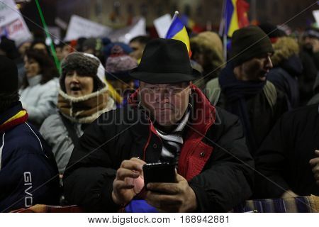 Three Hundred Thousand People Protest