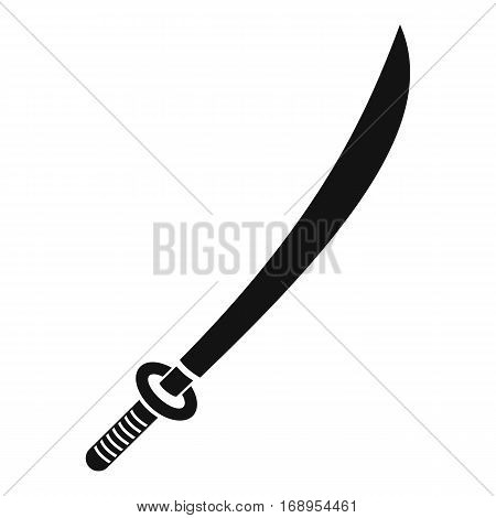 Katana icon. Simple illustration of katana vector icon for web
