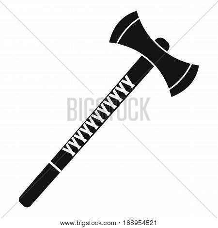 Big ax icon. Simple illustration of big ax vector icon for web