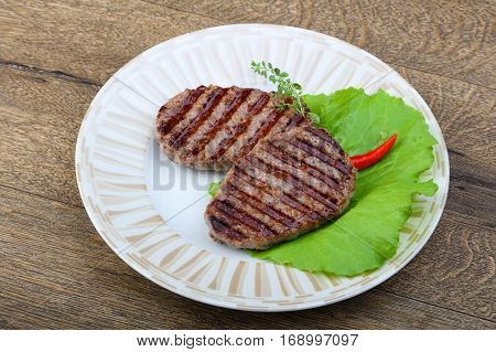 Grilled Burget Cutlet