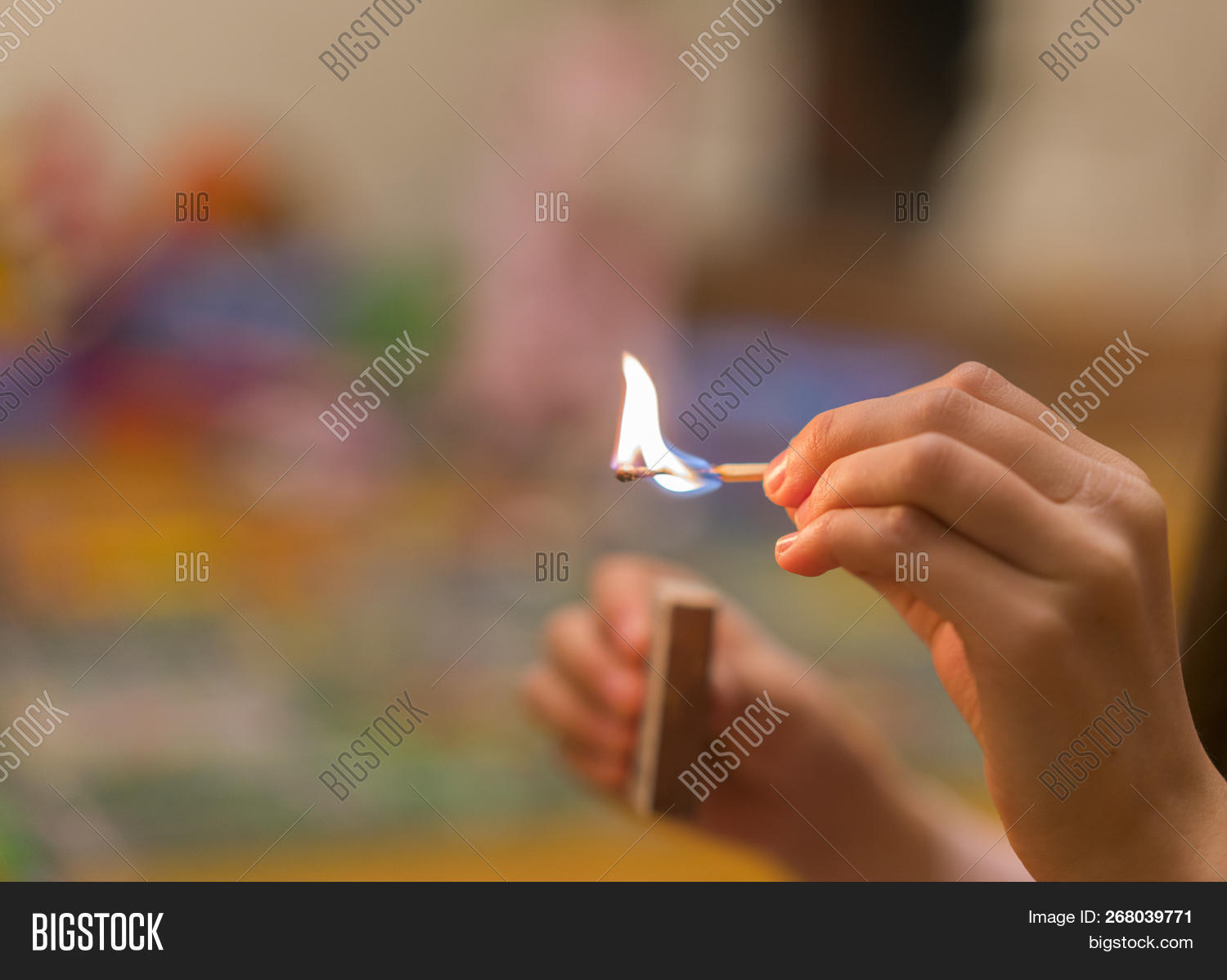 Child Lighting Matches Image & Photo (Free Trial) Bigstock