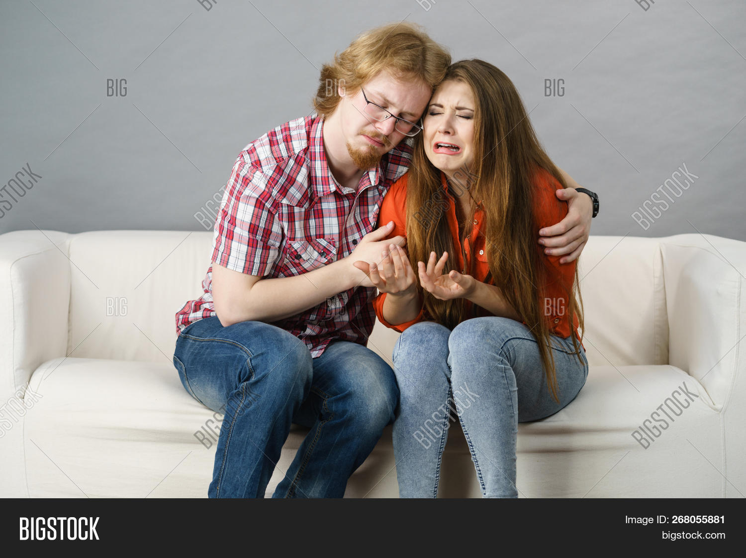 Man Comforting Woman Man Comforting Woman