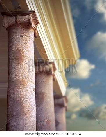 en arkitektoniske detaljer i en moske i Ayvalik, Tyrkiet
