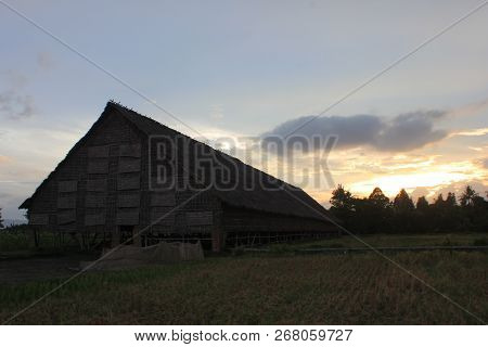 This Photo Is Seen From Behind One Of The Places Where Drying Tobacco Is Still Traditional In Kebona