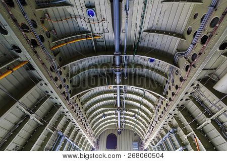 Kadamovskiy Training Ground, Rostov Region, Russia, 26 August 2018: Cargo Compartment Of Transport U