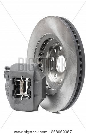 Part Of The Brake System Of The Car