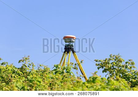 A Modern Geodesic Receiver Operates Autonomously In The Field Among Wild Raspberry Thickets