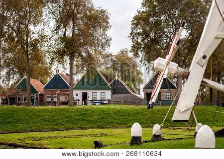 Details From Traditional Fisherman Village Open-air Museum (zuiderzeemuseum), Netherland.