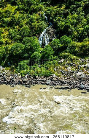 Sharda River In Dharchula - India Nepal Border, Uttarakhand, India