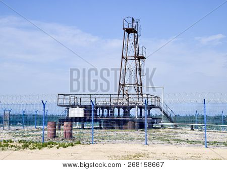 Oil Well. The Equipment And Technologies On Oil Fields.