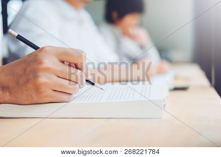 Final Test University Students Testing Exam In University