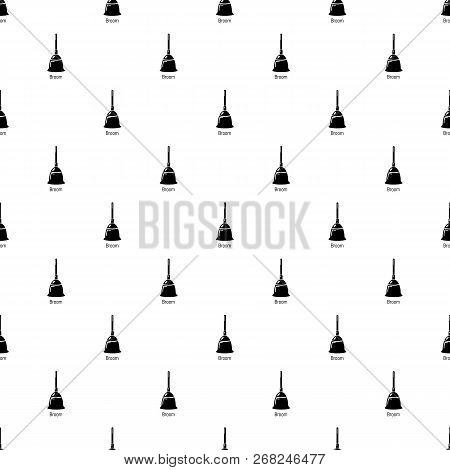 Broom Pattern Vector Seamless Repeating For Any Web Design