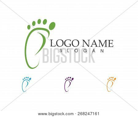 Foot Icon Sign Logo