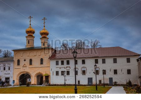 Tikhvin Assumption Monastery Fall 2018, A Russian Orthodox, Tihvin, Saint Petersburg Region, Russia