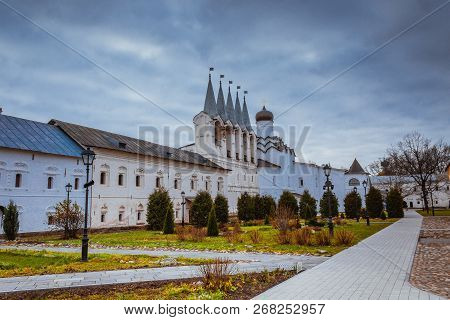 Tikhvin Assumption Monastery Fall 2018, A Russian Orthodox, Tihvin, Saint Petersburg Region, Russia