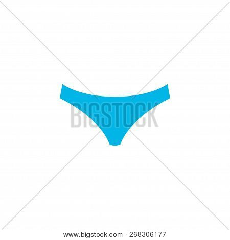 Knickers Icon Colored Symbol. Premium Quality Isolated Underpants Element In Trendy Style.