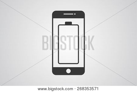 Mobile Phoneicon Vector, Filled Flat Sign, Solid Pictogram Isolated On White. Symbol, Logo Illustrat