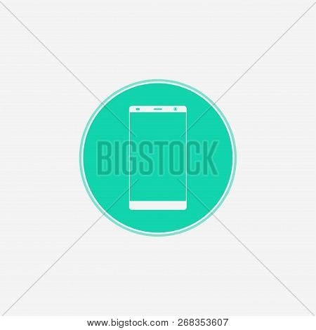 Mobile Phoneicon Vector, Filled Flat Sign, Solid Pictogram Isolated On White. Symbol, Logo Illustrat