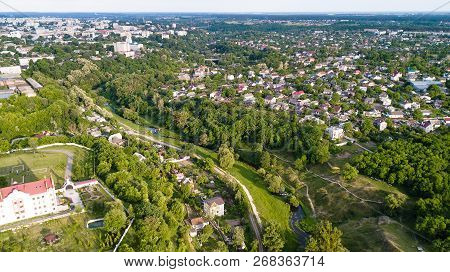 Aerial View Of Zhytomyr City In Ukraine