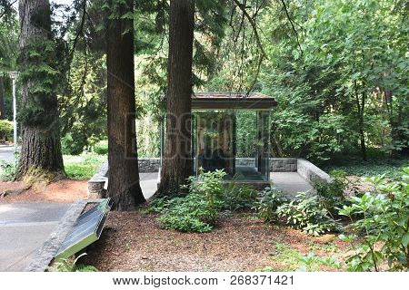 Portland, Oregon - Aug 21: The National Sanctuary Of Our Sorrowful Mother (the Grotto) In Portland, 