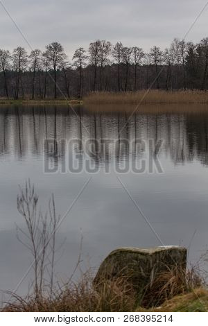 Pond Next To Schwandorf In Bavaria, Charlottenhofer Weihergebiet
