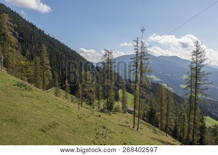 Beautiful Mountain Landscape Next To Werfenweng In The Salzburger Land