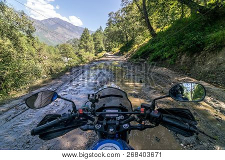 Rider In Himalayas - Way To Har Ki Dun