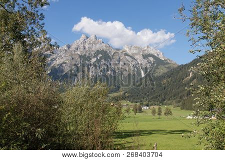 Beautiful Maountain Landscape Next To Werfenweng In The Salzburger Land