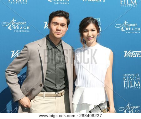 LOS ANGELES - NOV 11:  Henry Golding, Gemma Chan at the 10 Actors to Watch & Newport Beach Film Festival Fall Honors at the Resort at Pelican Hill on November 11, 2018 in Newport Coast, CA