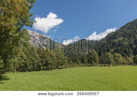 Beautiful Mountain Landscape Next To Werfenweng In The Salzburger Land