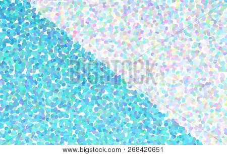Abstract Pastel Pointillistic And Geometric Background Pattern