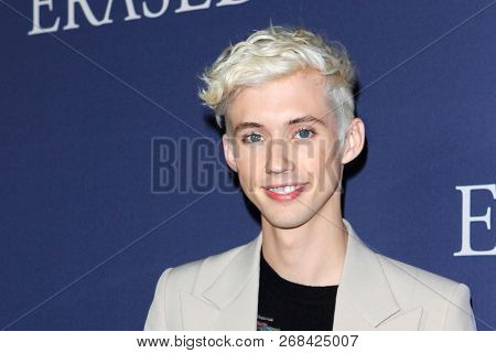WEST HOLLYWOOD - OCT 29: Troye Siv arriving at the Premiere of Boy Erased at the Directors Guild of America on October 29, 2016 in West Hollywood, California