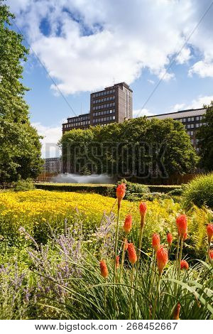Planten Un Blomen Park In Hamburg, Germany.