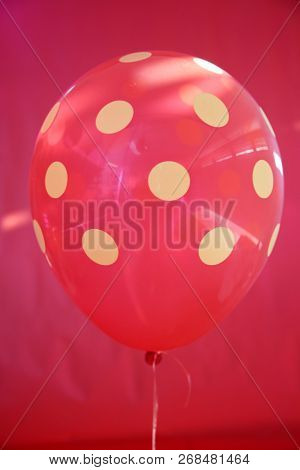 Helium Balloons. Colorful helium balloons. Floating away in the blue sky. Birthday Balloons. Party Time.