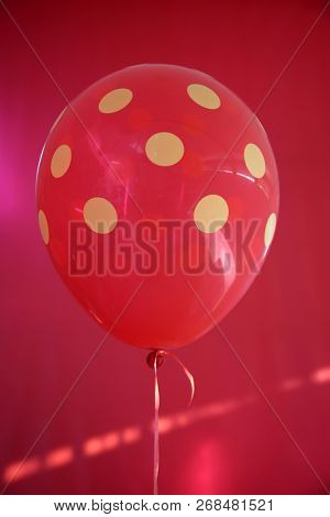 Helium Balloons. Colorful helium balloons. Floating away in the blue sky. Birthday Balloons. Party Time.