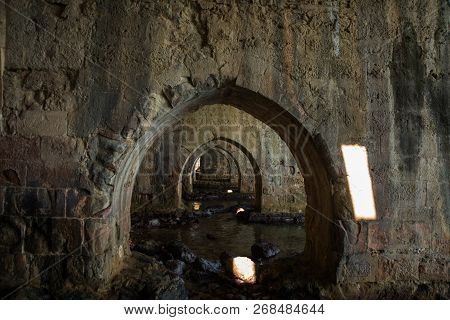 Shipyard Tersane, Alanya Historical Dockyard. Alanya, Antalya District, Turkey, Asia