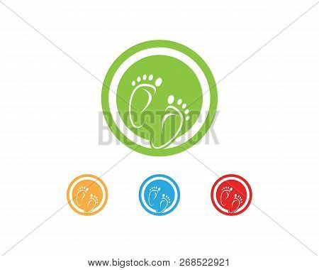 Foot Logo Vector Health