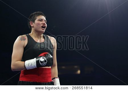 Sofia, Bulgaria - 27 October 2018: Boxing Match Between Savannah Marshall And Yanina Orozco (picture