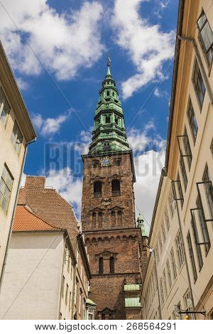 Detail Of The Former St. Nicholas Church In Copenhzagen, Denmark