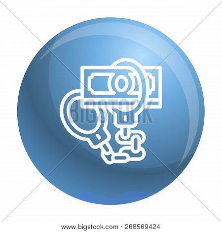 Handcuffs Bribery Icon. Outline Handcuffs Bribery Icon For Web Design Isolated On White Background