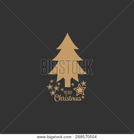 Merry Christmas Icon Chrictmas Design Made In Vector