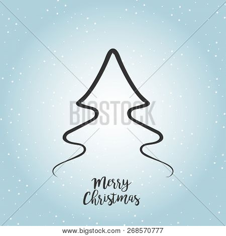 Merry Christmas Icon Chrictmas Design Made In Vector