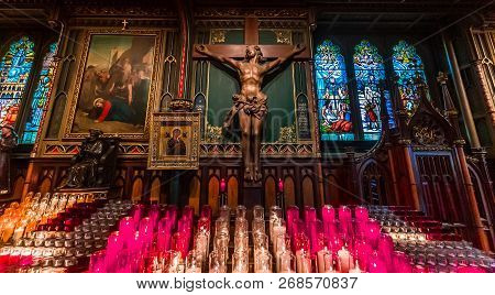 Notre Dame Basilica, Montreal, Quebec, Canada