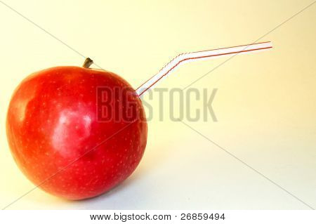 Apfel Stroh