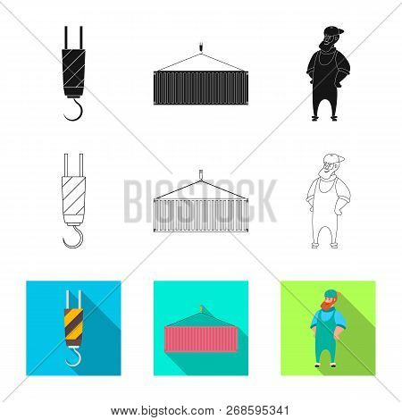 Vector Design Of Goods And Cargo Icon. Collection Of Goods And Warehouse Vector Icon For Stock.