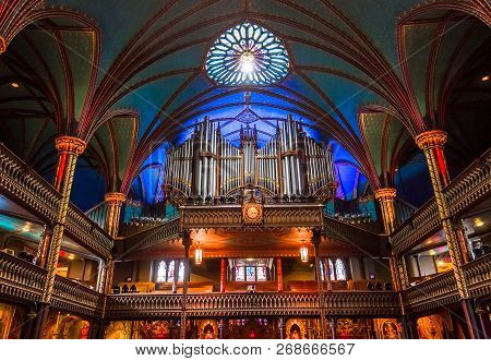 Notre Dame Basilica, Montreal, Quebec, Canada