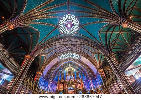 Notre Dame Basilica, Montreal, Quebec, Canada