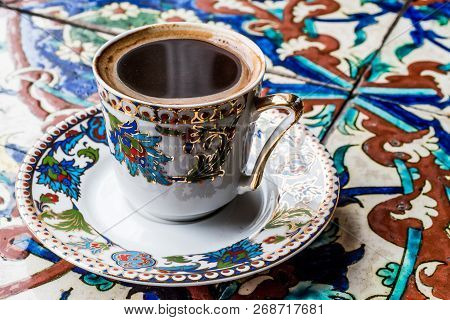 Turkish Coffee In Ottoman Cup