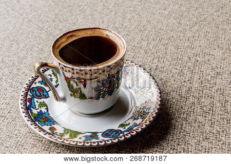 Turkish Coffee In Ottoman Cup