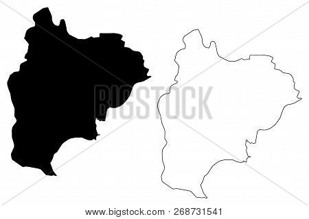 Bilecik (provinces Of The Republic Of Turkey) Map Vector Illustration, Scribble Sketch Bilecik Ili M